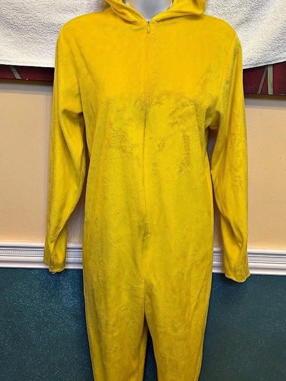 Pokémon Pikachu Costume Onesie Yellow & Brown Medium 7/8